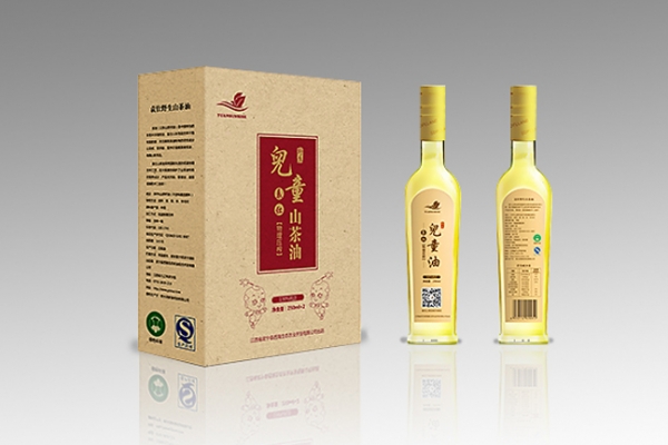 兒童山茶油包裝設計
